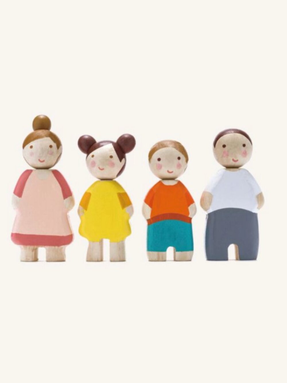Tender Leaf Wooden Doll Family